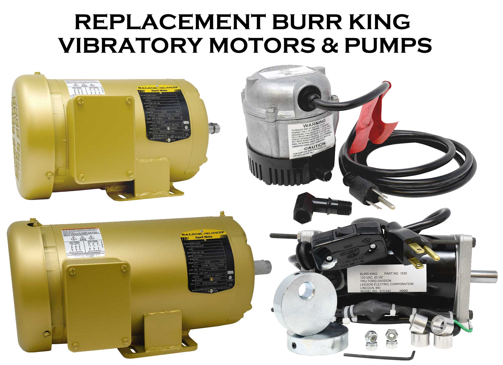 Vibratory motors and pumps